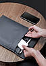 Чехол Baseus для Macbook Let''s go Traction Computer Liner Bag (13 inches), Grey+Yellow (LBQY-AGY), фото 11