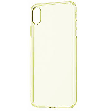 Чехол Baseus для Apple iPhone XS MAX Simple Series, Transparent Gold (ARAPIPH65-B0V)
