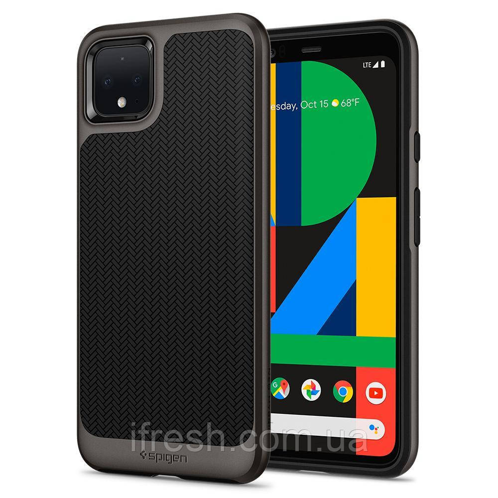 Чохол Spigen для Google Pixel 4 — Neo Hybrid, Gunmetal (F26CS27573), фото 1
