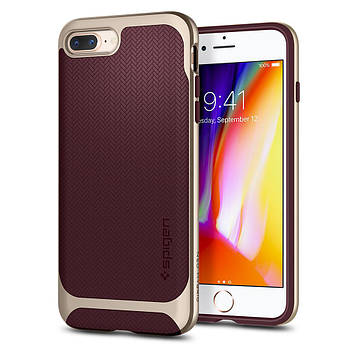 Чехол Spigen для iPhone 8 Plus / 7 Plus Neo Hybrid Herringbone, Burgundy