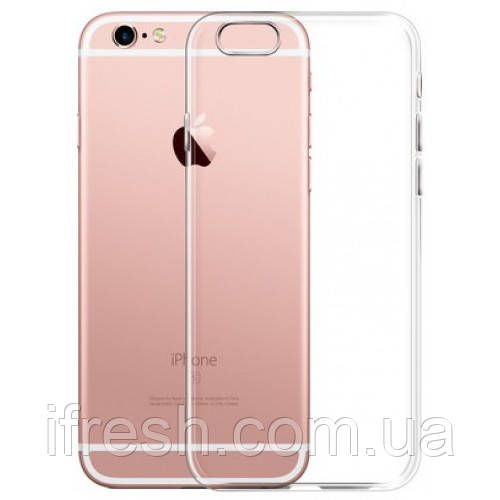 Чохол Ou Case для iPhone 6S/6 Unique Skid Silicone, Transparent