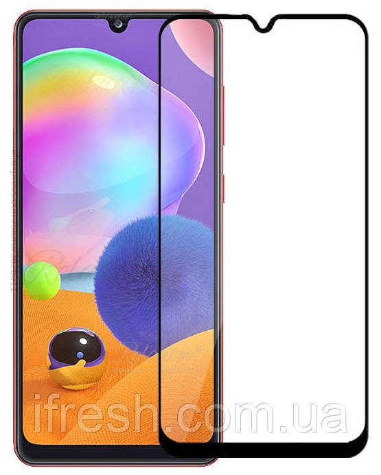 Захисне скло Lion для Samsung Galaxy A31/A32 (2020) 3D Perfect Protection Full Glue, Black, фото 1