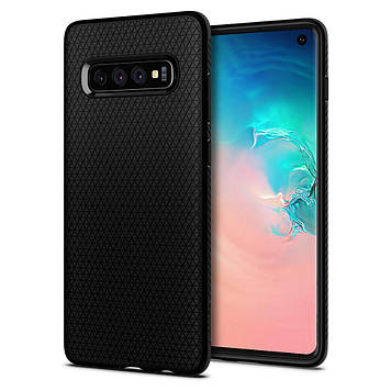 Чохол Spigen для Samsung Galaxy S10 Liquid Air, Matte Black (605CS25799)