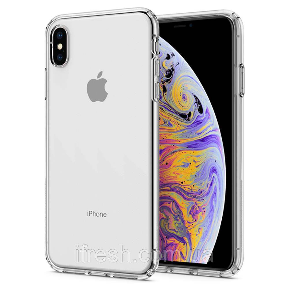 Чехол Spigen для iPhone XS Max, Liquid Crystal, Crystal Clear (065CS25122), фото 1