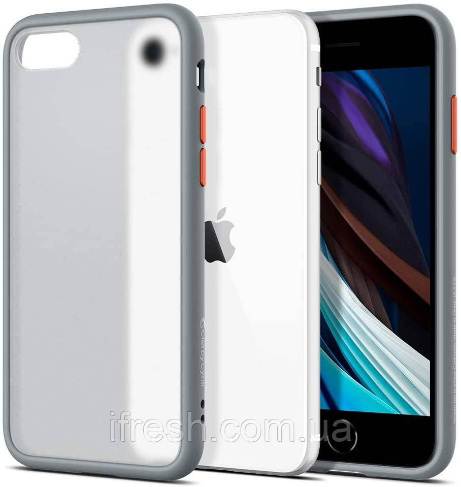 Чохол Spigen для iPhone SE (2020)/ iPhone 8/7 Ciel Color Brick, Gray (ACS00965)