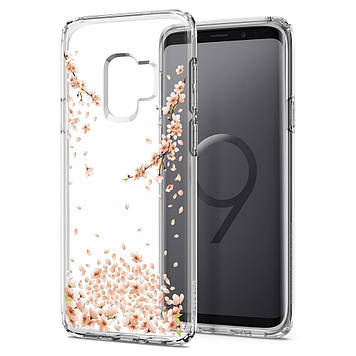 Чохол Spigen для Samsung Galaxy S9 Liquid Crystal Blossom, Crystal Clear (592CS22827)