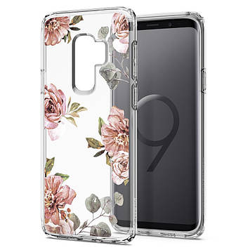 Чохол Spigen для Samsung Galaxy S9 Plus Liquid Crystal Blossom, Flower (593CS22916)