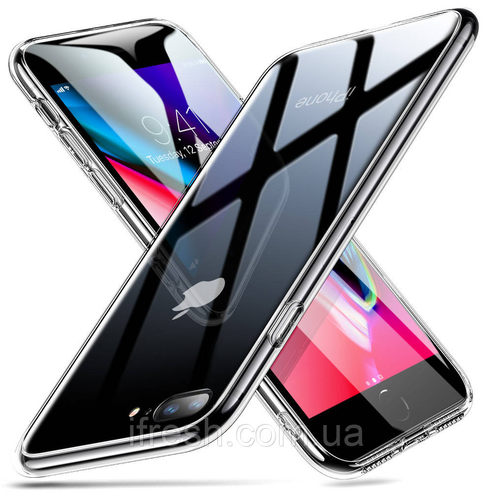 Чохол ESR для iPhone 8 Plus / 7 Plus Mimic Tempered Glass, Clear (4894240062722)