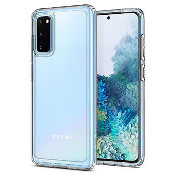 Чохол Spigen для Samsung Galaxy S20 — Ultra Hybrid, Crystal Clear (ACS00792)