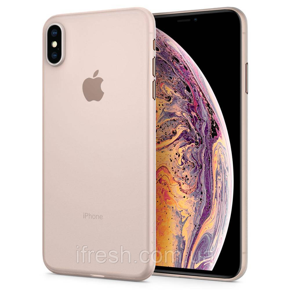 Чехол Spigen для iPhone XS MAX AirSkin, Soft Clear (065CS24829), фото 1