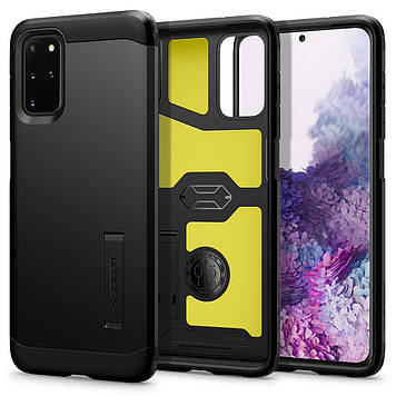 Чохол Spigen для Samsung Galaxy S20 Plus Tough Armor, Black (ACS00757)