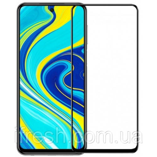 Захисне скло Lion для Xiaomi Redmi Note 9s 3D Perfect Protection Full Glue, Black