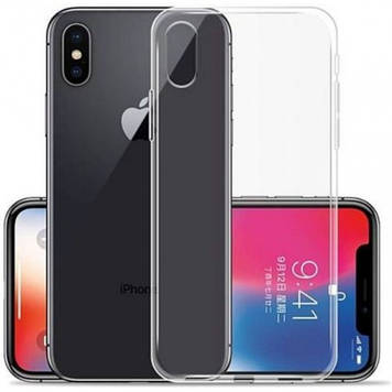 Чехол Ou Case для iPhone XS MAX Unique Skid Silicone, Transparent