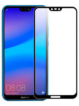 Захисне скло Lion для Huawei P20 Lite 3D Perfect Protection Full Glue, Black