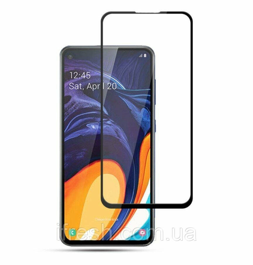 Захисне скло Lion для Samsung Galaxy A60 (2020) 3D Perfect Protection Full Glue, Black, фото 1