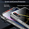 Чехол ESR для iPhone XR Mimic Marble Tempered Glass, Black Gold (4894240071205), фото 3