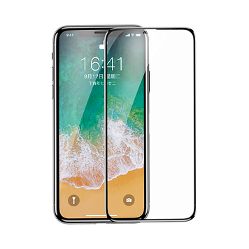 Захисне скло Baseus для iPhone XS/X Silk-screen (SGAPIPHX-KC01)