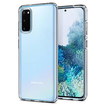 Чохол Spigen для Samsung Galaxy S20 Plus Liquid Crystal, Crystal Clear (ACS00751)