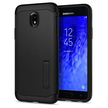 Чехол Spigen для Samsung Galaxy J7 (2018) Slim Armor, Black (595CS24019)
