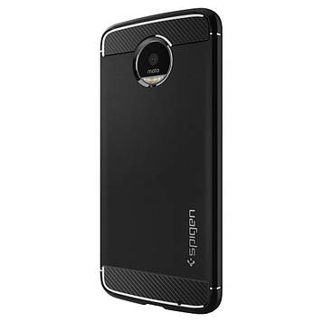 Чохол Spigen для Moto Z Droid Rugged Armor, Black (M04CS20635)