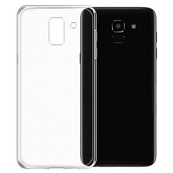 Чохол Ou Case для Samsung Galaxy J6 Unique Skid Silicone, Transparent