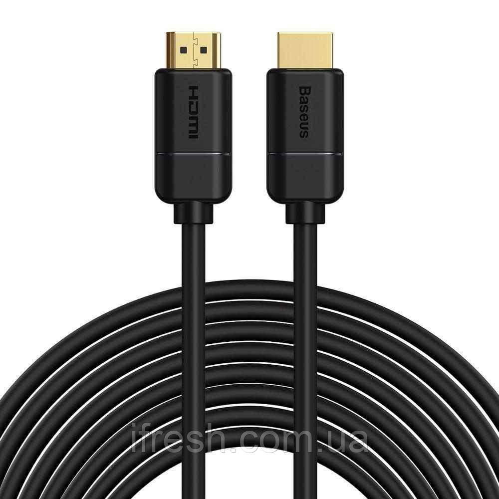 Кабель Baseus HDMI 2.0/ Full HD 1080p/60 Гц / 3D HDR /18 Гбіт /12 метрів, чорний (CAKGQ-G01)