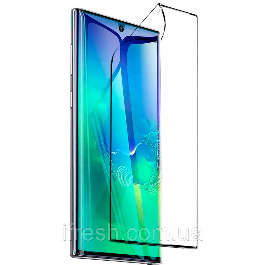 Захисна плівка Baseus для Samsung Galaxy Note 10 Full-Screen Curved (2 шт.), Black (SGSANOTE10-KR01)