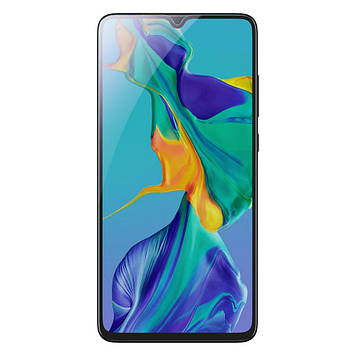Захисне скло Baseus для Huawei P30 All-screen Arc-surface Anti-bluelight, Black (SGHWP30-KB01)