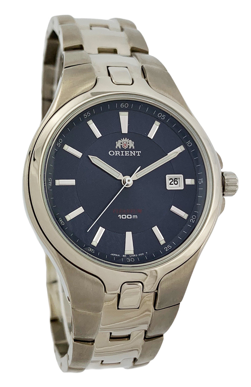 Годинник чоловічий Orient CUN82001D0 титановий