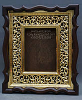 Золочення сухозлітним золотом дерев'яних рам., фото 6