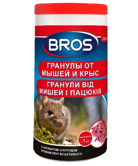 Від гризунів "Bross" 250 гр., фото 1