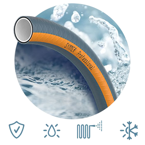 Садовий шланг для поливу SYMMER GARDEN "Professional" 3/4" 1м
