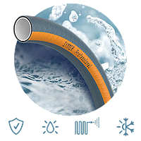 Садовий шланг для поливу SYMMER GARDEN "Professional" 1/2" 1м