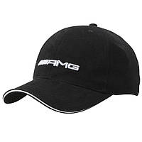 Кепка AMG черная, бейсболка с лотипом авто Мерседес - AMG