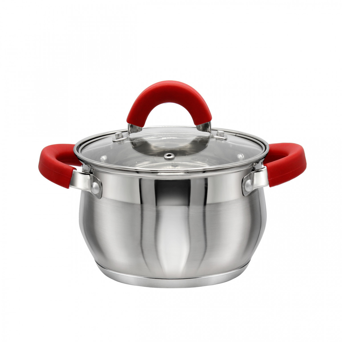 Каструля з нержавіючої сталі Zauberg 3 л ZB-3R Red