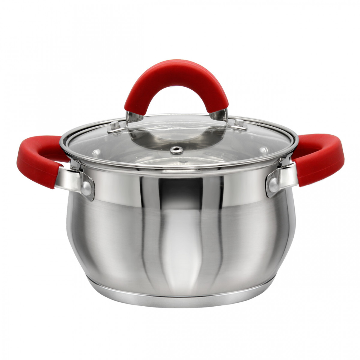 Каструля з нержавіючої сталі Zauberg 5 л ZB-5R Red