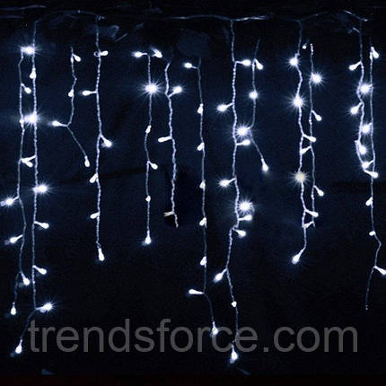Гірлянда Бахрома вулиця 120 LED (Ø 3,3) 4 м, бурульки 30/50/70 см (флеш) (ЧП) Білий RD-7116 154525, фото 3