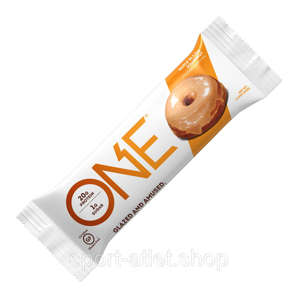 Батончик OhYeah! ONE Bar, 60 грамів Пончик із кленовою глазур'ю