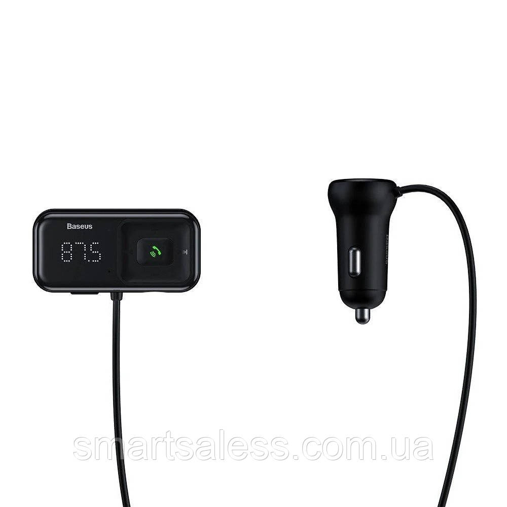Трансмиттер Baseus T Typed S16 FM MP3 AUX Модулятор Зарядка Roidmi 3s