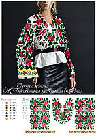 Заготовка для вишивки Сорочка жіноча Буковинська заквітчана червона (Світ Рукоділля)