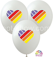 Воздушные шары Likee белый TM Show (100 штук)