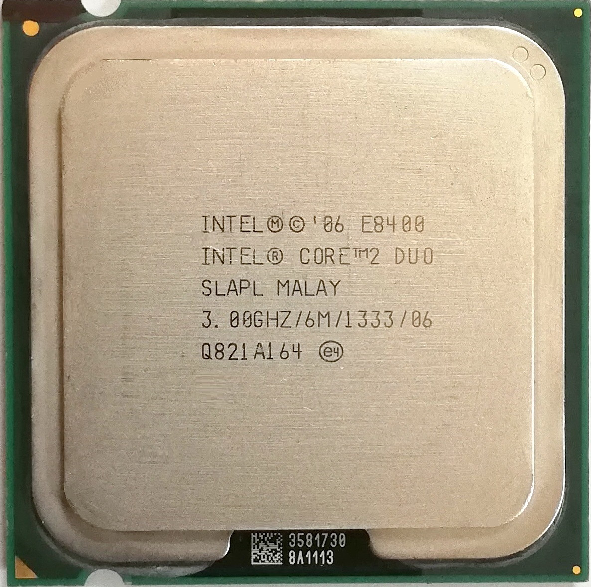 Процесор Intel Core 2 Duo E8400 C0 SLAPL 3.00 GHz 6 MB Cache 1333 MHz FSB Socket 775 Б/В