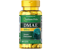 Диметиламіноетанол, DMAE, Puritan's Pride, 100 мг, 100 капсул
