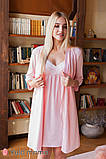 Халат для вагітних і годування MONE NW-4.7.2 рожевий, фото 5
