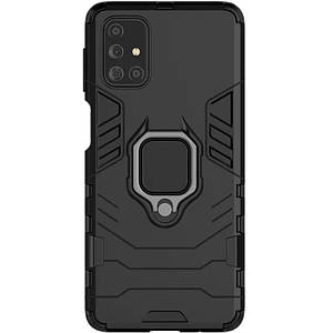 Броньований чохол під магнітний тримач Transformer Ring Samsung M31s чорний