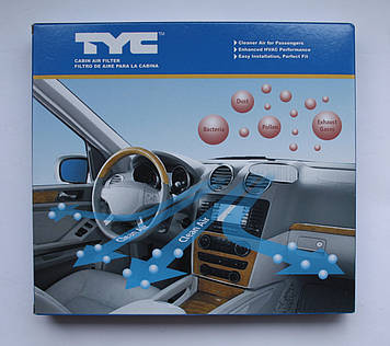 Фільтр салону Ford F150; TYC 800198C (вугільний)