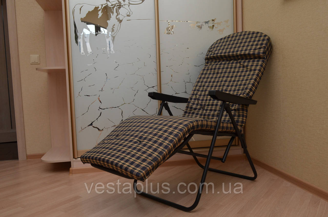 Шезлонг — крісло розкладне "CVS 2" з матрацом