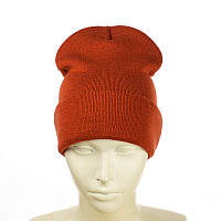 Шапка "лопата" теракотовий