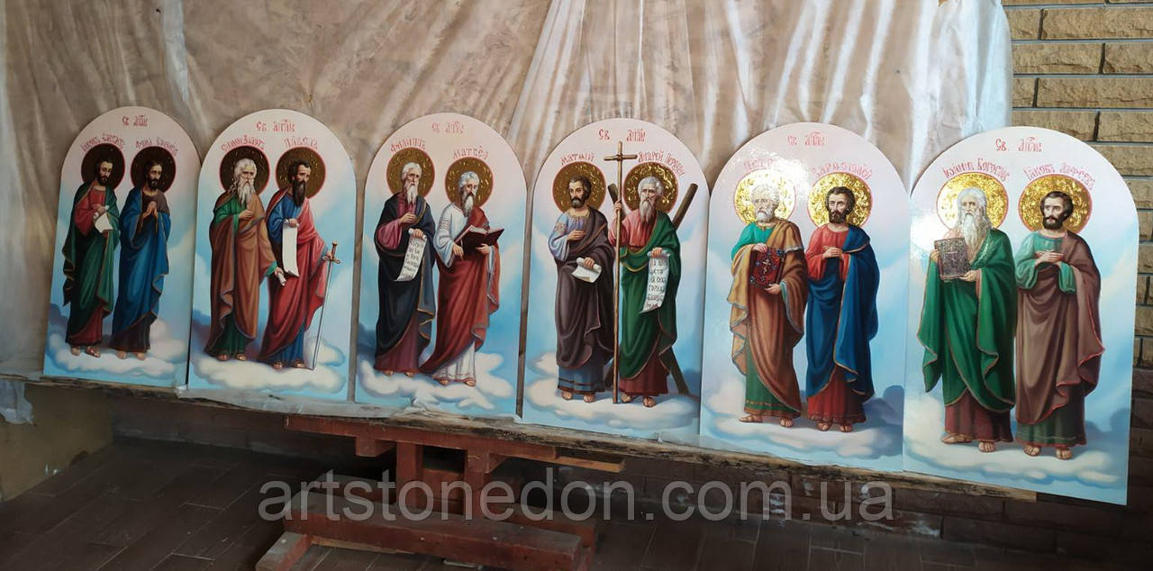 Икона в иконостас Святые апостолы Петр и Варфоломей - фото 2 - id-p1285699327
