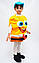 Дитячий карнавальний костюм Губки Боба 3-5л., фото 6